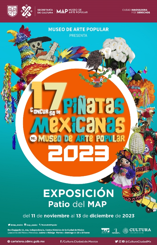 EXPOSICIÓN 17° Concurso de piñatas mexicanas del MAP